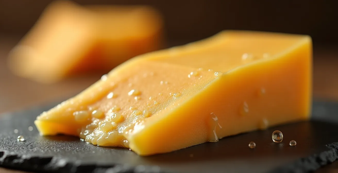 Fromages québécois à différentes températures montrant la transformation de texture